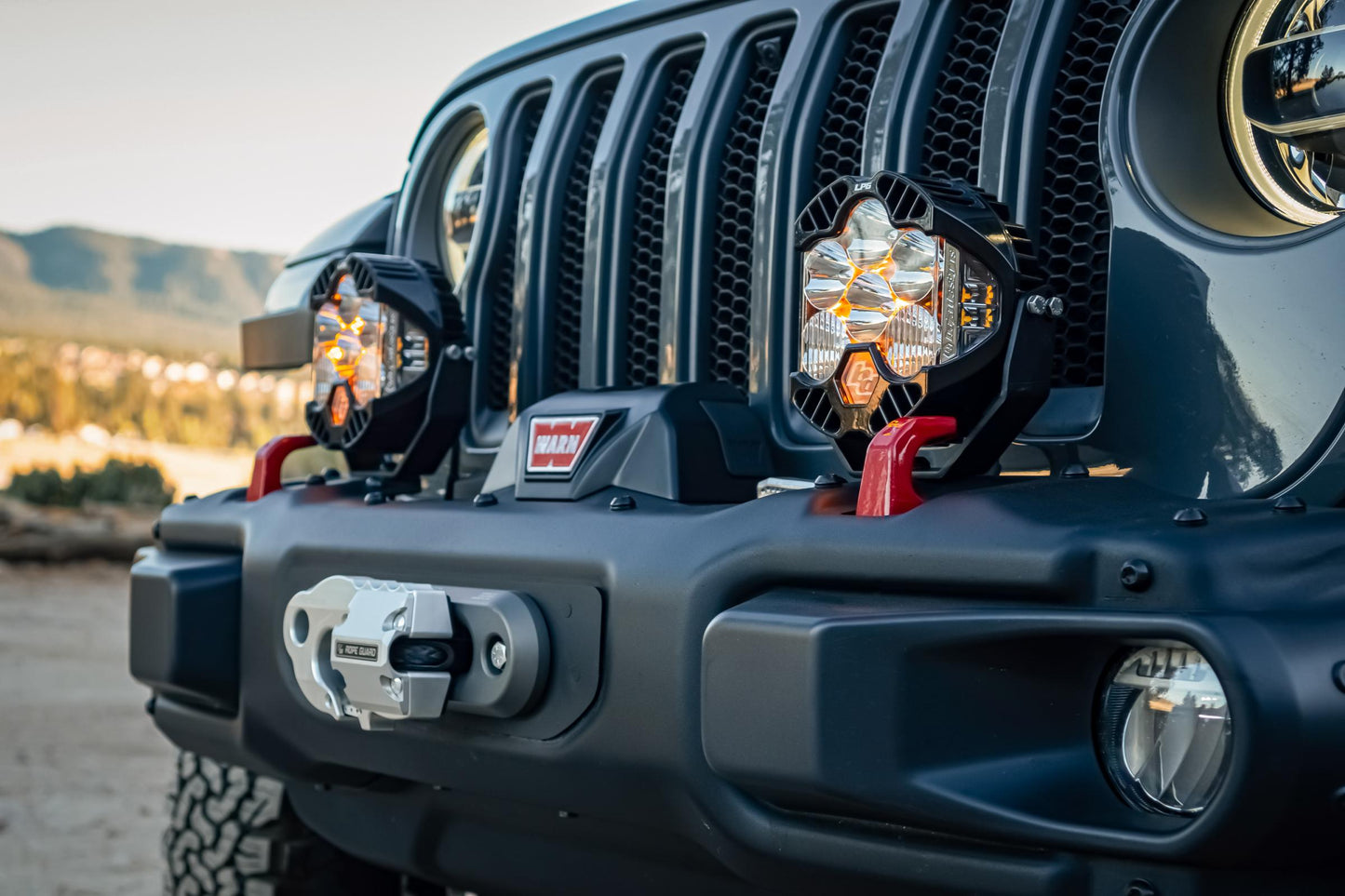 
                  
                    Jeep JL/JT Rubicon Steel Bumper LED Light Kit XL Pro Baja Designs
                  
                