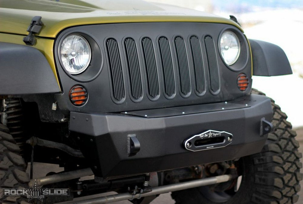 Winch Delete Plate For Rigid Series Front Bumper Bolt On Rock Slide Engineering