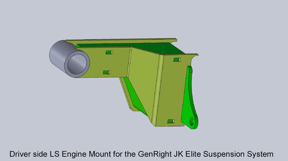 
                  
                    LS Engine and 4L80 Transmission Mounts for Jeep JK Elite Kit GenRight
                  
                