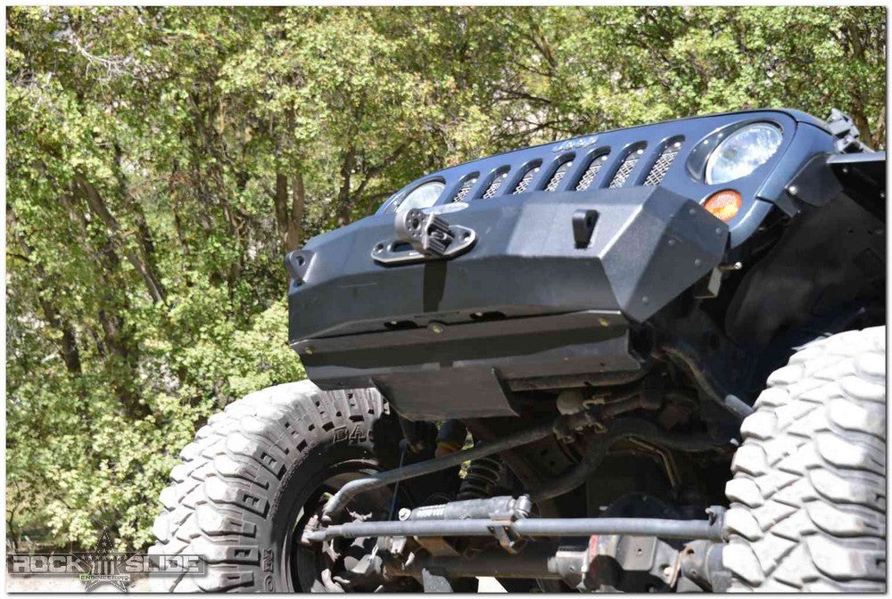 
                  
                    Jeep JK Front Bumper Skid Plate For 07-18 Wranger JK Rigid Series Steel Powdercoat Black Rock Slide Engineering
                  
                
