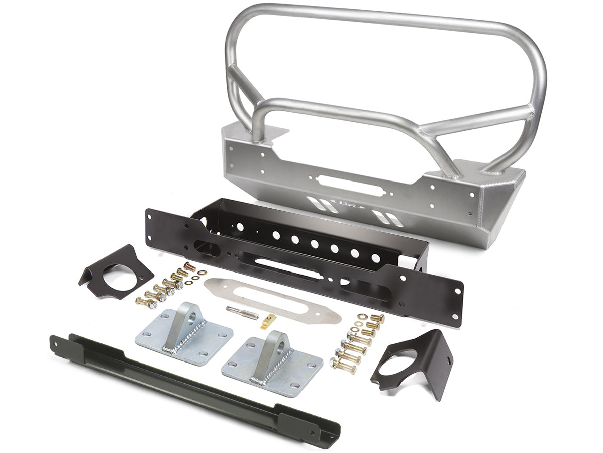 
                  
                    Jeep JL and JT  LoPro Winch Guard/Grill Guard Front Bumper Aluminum 2019-2020 Jeep Wrangler JL and 2020-Current Jeep Gladiator JT GenRight
                  
                