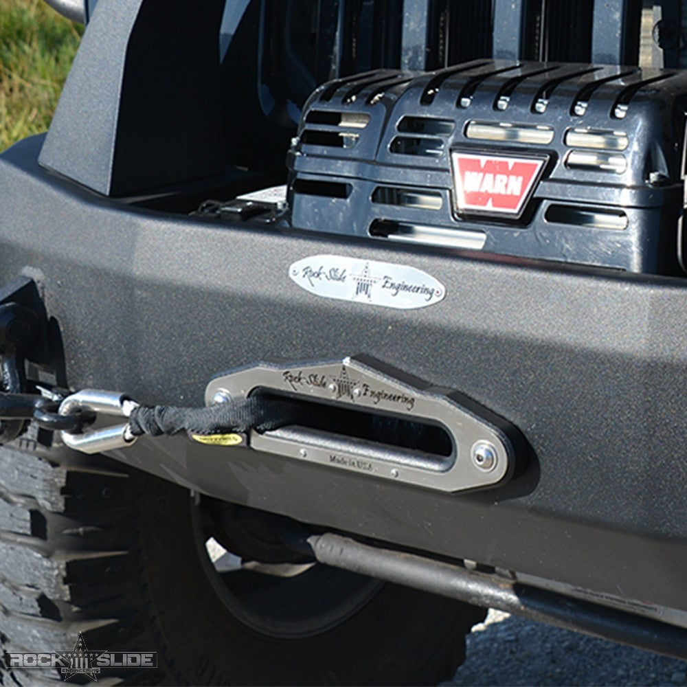 
                  
                    Aluminum Fairlead For RSE Front Bumpers With Synthetic Winch Lines Rock Slide Engineering
                  
                