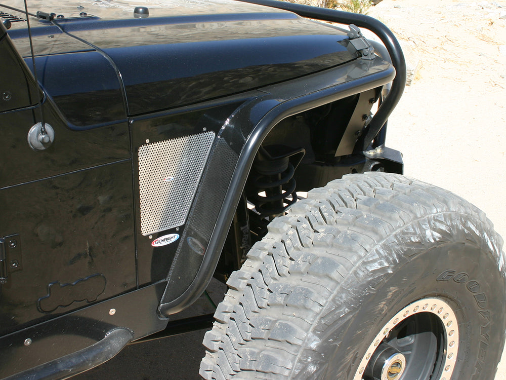 
                  
                    Jeep Hi-Fenders 4 Inch Flare 87-95 Wrangler YJ Front Aluminum Bare Pair GenRight
                  
                